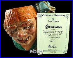 Royal Doulton Quasimodo D7108 Limited Edition Character Jug with Certificate