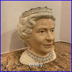 Royal Doulton Queen Elizabeth II 2006 Character Jug of the Year Mug D7256