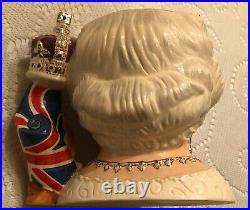 Royal Doulton Queen Elizabeth II 2006 Character Jug of the Year Toby Mug D7256