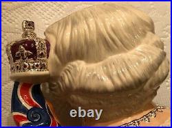 Royal Doulton Queen Elizabeth II 2006 Character Jug of the Year Toby Mug D7256