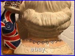 Royal Doulton Queen Elizabeth II 2006 Character Jug of the Year Toby Mug D7256