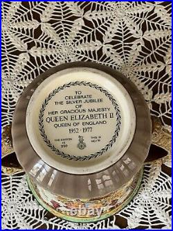 Royal Doulton Queen Elizabeth II Silver Jubilee Loving Cup Ltd Ed. #131/250