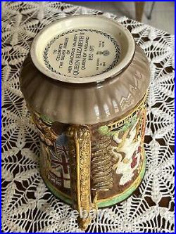 Royal Doulton Queen Elizabeth II Silver Jubilee Loving Cup Ltd Ed. #131/250