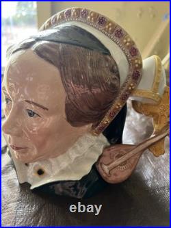 Royal Doulton Queen Mary I Character Jug D7188 (2004) Hand Made & Decorated