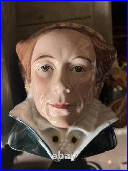 Royal Doulton Queen Mary I Character Jug D7188 (2004) Hand Made & Decorated