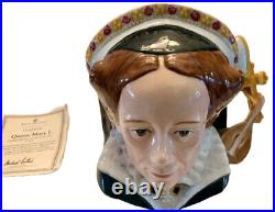 Royal Doulton Queen Mary I D 7188 Toby Mug Jug 7.5 W01 Character Of Year 2004