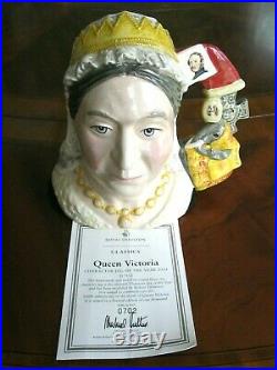 Royal Doulton Queen Victoria Character Jug of the Year 2001 D7152 Mint withCOA
