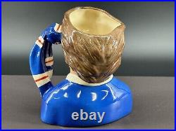 Royal Doulton RANGERS Football Supporters 4.875 Character Jug D6929, 1992