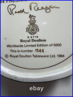 Royal Doulton RONALD REAGAN Character Jug 1984 Limited Edition 1344/5000 mint