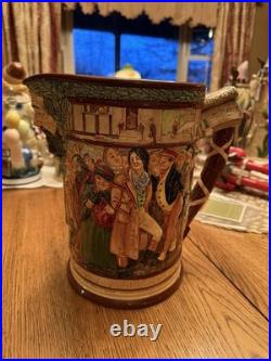 Royal Doulton Rare Large Charles Dickens Jug, Height 10 1/2, Beautiful Piece