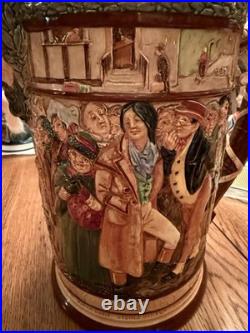 Royal Doulton Rare Large Charles Dickens Jug, Height 10 1/2, Beautiful Piece