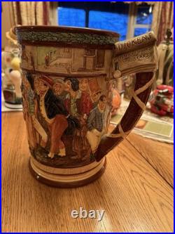 Royal Doulton Rare Large Charles Dickens Jug, Height 10 1/2, Beautiful Piece
