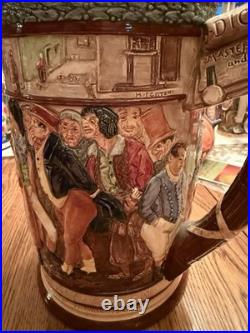 Royal Doulton Rare Large Charles Dickens Jug, Height 10 1/2, Beautiful Piece