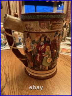 Royal Doulton Rare Large Charles Dickens Jug, Height 10 1/2, Beautiful Piece