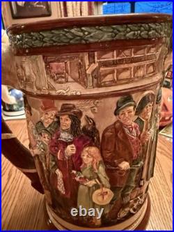 Royal Doulton Rare Large Charles Dickens Jug, Height 10 1/2, Beautiful Piece