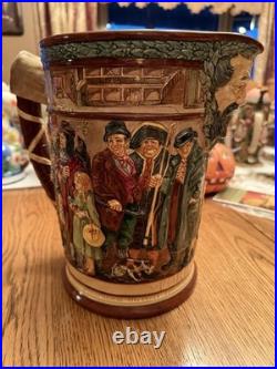 Royal Doulton Rare Large Charles Dickens Jug, Height 10 1/2, Beautiful Piece