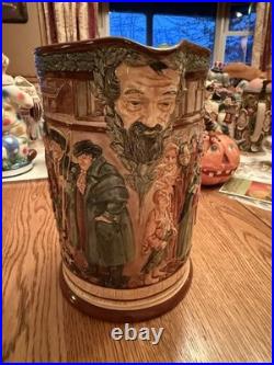 Royal Doulton Rare Large Charles Dickens Jug, Height 10 1/2, Beautiful Piece