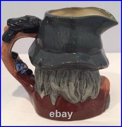 Royal Doulton Rip Van Winkle Small Character Jug D6463 Signed By Michael Doulton