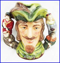 Royal Doulton Robin Hood 2 handle jug 1995 ltd Ed 139/2500 #D6998 Character mug