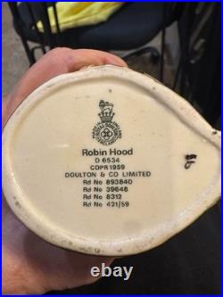 Royal Doulton Robin Hood Character Jugs Set of 3 D6534 1959 England