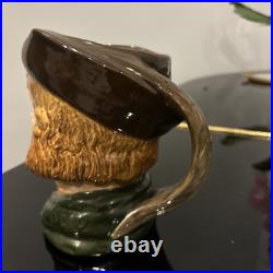 Royal Doulton'Robin Hood' Jug Large Porcelain Character Mug -Feather Handle