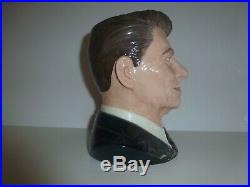 Royal Doulton Ronald Reagan D6718 Large Character Jug MINT CONDITION