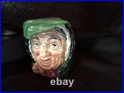 Royal Doulton SAIREY GAMP Mini Character Toby Jug Mug Toothpick Holder VERY RARE