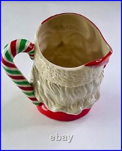 Royal Doulton SANTA CLAUS Character Jug D6840 Colorway Candy Cane Handle