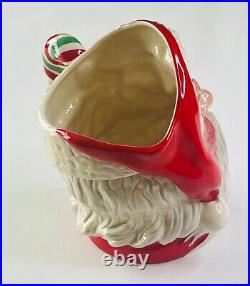 Royal Doulton SANTA CLAUS Character Jug D6840 Colorway Candy Cane Handle