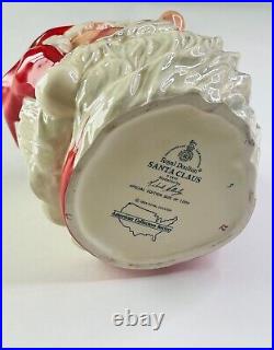 Royal Doulton SANTA CLAUS Character Jug D6840 Colorway Candy Cane Handle