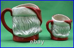 Royal Doulton'Santa Claus' Character Jug Trio, D6704, D6705, D6706