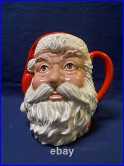 Royal Doulton Santa Claus Large Character Jug D7018 Hand-Painted 1982