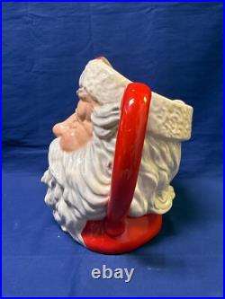 Royal Doulton Santa Claus Large Character Jug D7018 Hand-Painted 1982