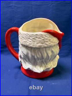 Royal Doulton Santa Claus Large Character Jug D7018 Hand-Painted 1982