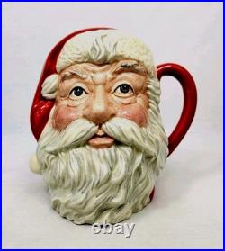 Royal Doulton Santa Claus Large Character Jug England Vintage 1983 Christmas