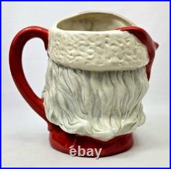 Royal Doulton Santa Claus Large Character Jug England Vintage 1983 Christmas