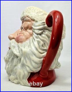 Royal Doulton Santa Claus Large Character Jug England Vintage 1983 Christmas Royal Doulton Santa Claus Large Character Jug England Vintage 1983 Christmas