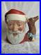Royal Doulton Santa Claus Reindeer D6675 Large 7in Character Toby Jug 1981