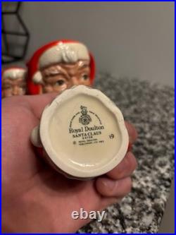 Royal Doulton Santa Claus set of 3 cups vintage cups Christmas gift Royal Doulton Santa Claus set of 3 cups vintage cups Christmas gift