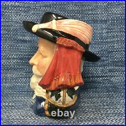 Royal Doulton Sir Walter Raleigh D7169 Character Toby Jug Large 7.5 Mint