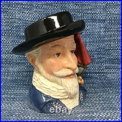 Royal Doulton Sir Walter Raleigh D7169 Character Toby Jug Large 7.5 Mint