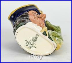 Royal Doulton Small Character Jug'Captain Hook' Made In UK D6601