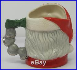 Royal Doulton Small Character Jug Santa Claus D6964 Christmas Bells Handle