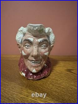Royal Doulton THE CLOWN Character Jug First Version D6322 White Hair Rare Royal Doulton THE CLOWN Character Jug First Version D6322 White Hair Rare