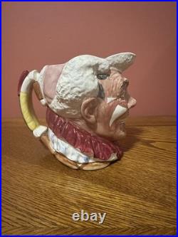 Royal Doulton THE CLOWN Character Jug First Version D6322 White Hair Rare Royal Doulton THE CLOWN Character Jug First Version D6322 White Hair Rare