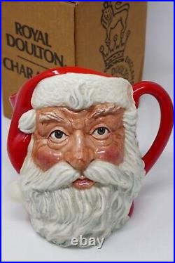 Royal Doulton Tableware Character Toby Jug Mug Santa Claus D6704 Signed withBox