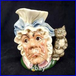 Royal Doulton The COOK AND THE CHESHIRE CAT Large Character Toby Jug Signed