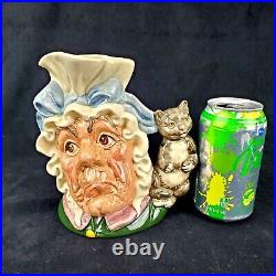 Royal Doulton The COOK AND THE CHESHIRE CAT Large Character Toby Jug Signed