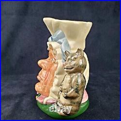 Royal Doulton The COOK AND THE CHESHIRE CAT Large Character Toby Jug Signed