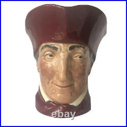Royal Doulton The Cardinal Large Hand Painted Toby Mug Pitcher England 6 3/8
